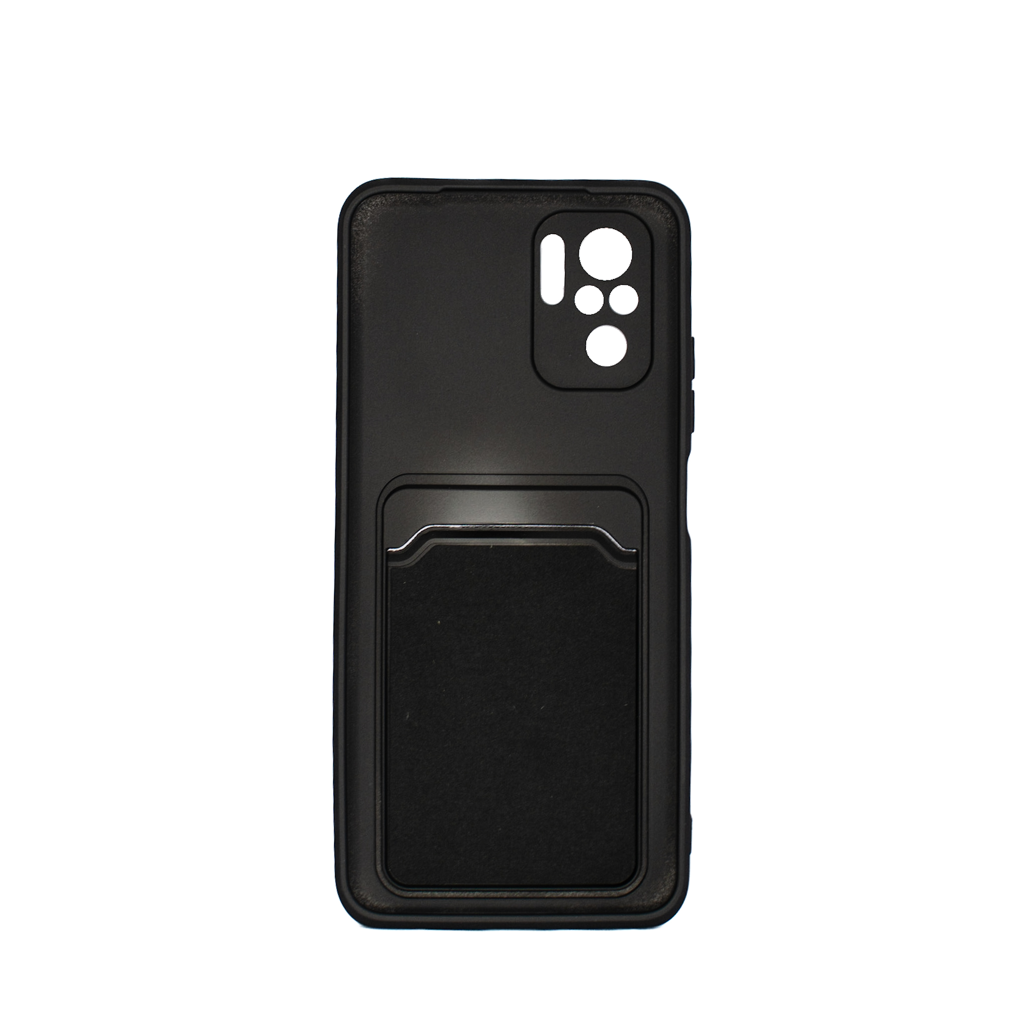 Protectores para celular  para Xiaomi  Redmi Note 10 / 10s Funda de tpu con cubre c�mara y porta tarjeta Negro